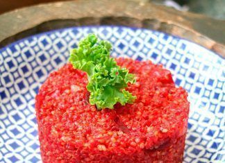 Tartar de quinoa y remolacha Tartar de quinoa y remolacha recetas veganas bueno y vegano alimentación vegana