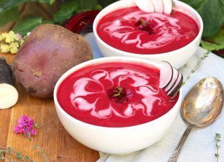 Crema detox de remolacha y rábano negro Crema detox de remolacha y rábano negro