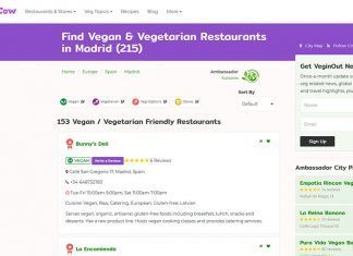 Comer vegano fuera de casa: Webs que nos lo ponen fácil happy cow Webs que nos hacen fácil comer fuera de casa