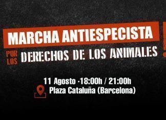 Marcha Antiespecista: el 11 de Agosto en Barcelona
