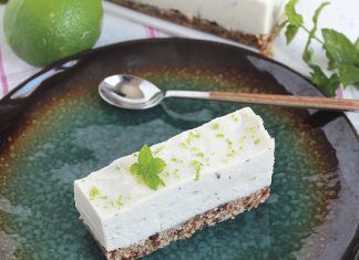 Receta: Tarta vegana de hierbabuena y lima Receta: Tarta vegana de hierbabuena y lima
