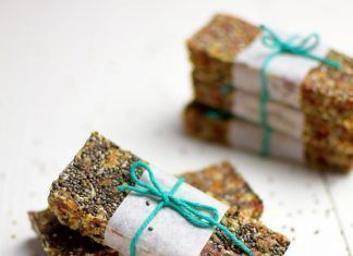 Receta: Barritas energéticas veganas de chía Receta: Barritas energéticas de chía