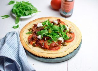 Receta: Pizza vegana sin gluten Receta: Pizza vegana sin gluten