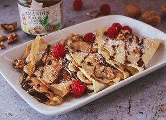 Receta: Crepes veganas con crema de nueces Receta: Crepes veganas con crema de nueces