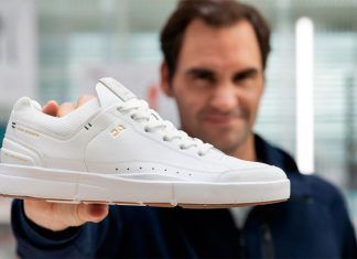 El tenista Roger Federer lanza zapatillas de deporte de cuero vegano El tenista Roger Federer lanza zapatillas de deporte de cuero vegano