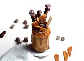Receta: Crema dulce de cúrcuma, caramelo y delicias de chocolate Receta de crema dulce de cúrcuma