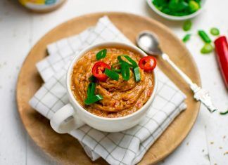 Receta: salsa vegana picante de cacahuete con Tamari Salsa vegana picante de cacahuete con Tamari