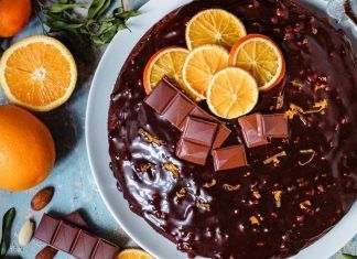 Receta: pastel vegano de chocolate y naranja