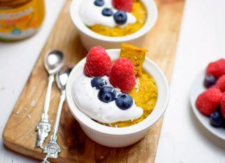 Receta: Gachas de avena con Cúrcuma Latte