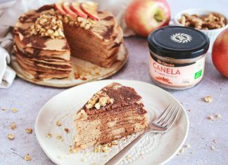 Receta: crepe cake de manzana y canela Crepe cake de manzana y canela