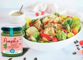 Receta: Ensalada con verduras asadas y vinagreta de semillas de calabaza Ensalada con verduras asadas