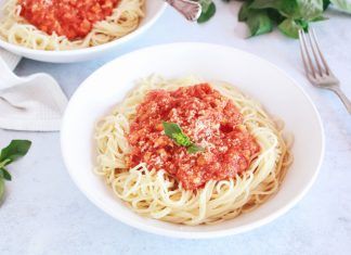 Receta: pasta con salsa boloñesa de tempeh pasta con salsa boloñesa de tempeh