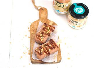 Receta: helado vegano de maca y caramelo helado vegano de maca