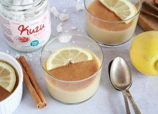 Receta: natillas veganas de limón y canela Receta: natillas veganas de limón y canela