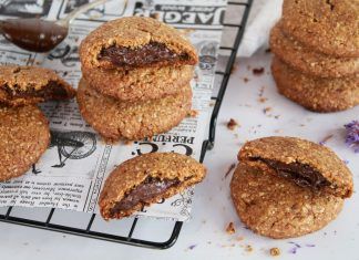 Receta: cookies veganas rellenas de crema de algarroba cookies veganas rellenas de crema de algarroba