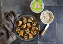 Receta: Rollitos con cremoso de pesto y espinacas rollitos pesto