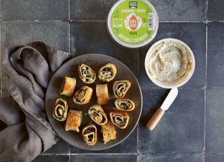 Receta: Rollitos con cremoso de pesto y espinacas rollitos pesto