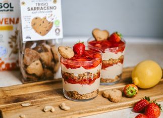 Receta: Parfait vegano sabor cheesecake parfait vegano