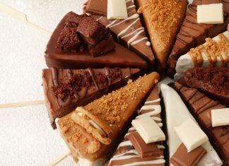 Receta: Sticks de brownie cheesecake veganos