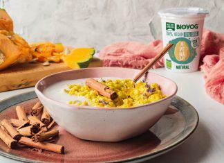 Receta: Porridge otoñal con bioyog de avena porridge otoñal
