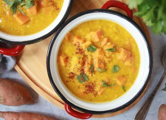 Receta: Dahl de lentejas rojas y boniato dahl de lentejas