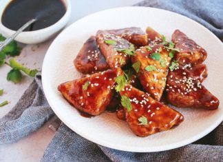 Receta: Tofu en salsa oriental Tofu en salsa oriental