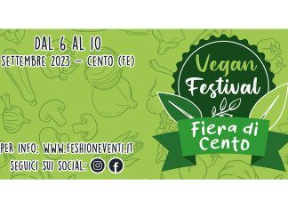Vegan Festival: del 6 al 10 de septiembre, en Cento (Italia)