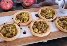 Receta: Hojaldre de puerro y manzana Hojaldre de puerro y manzana