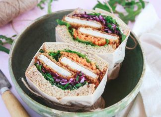 Receta: Bocadillo de tofu crujiente Bocadillo de tofu crujiente