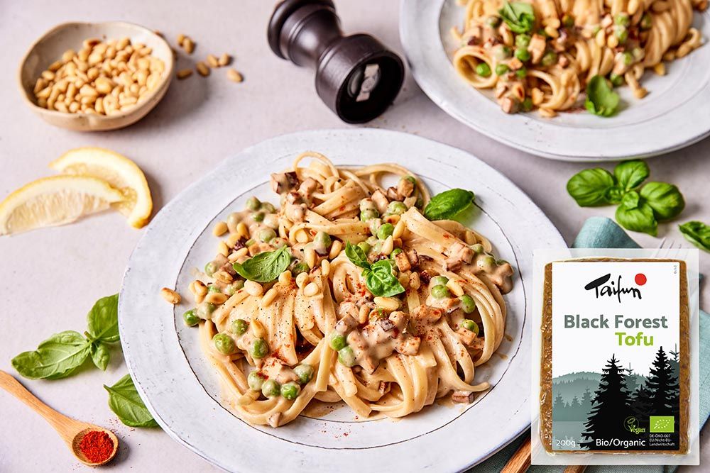 pasta carbonara vegana