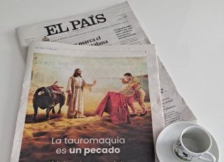 «La tauromaquia es pecado, pídele a tu sacerdote que la condene», la nueva campaña de PETA