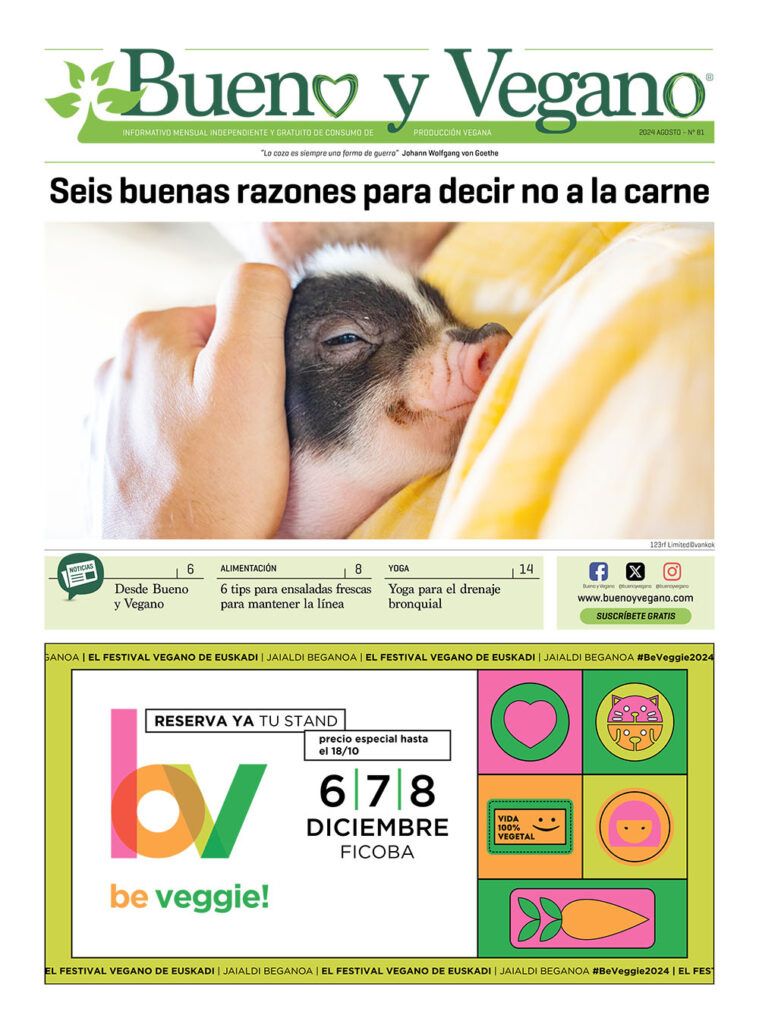 Bueno y Vegano Agosto 2024