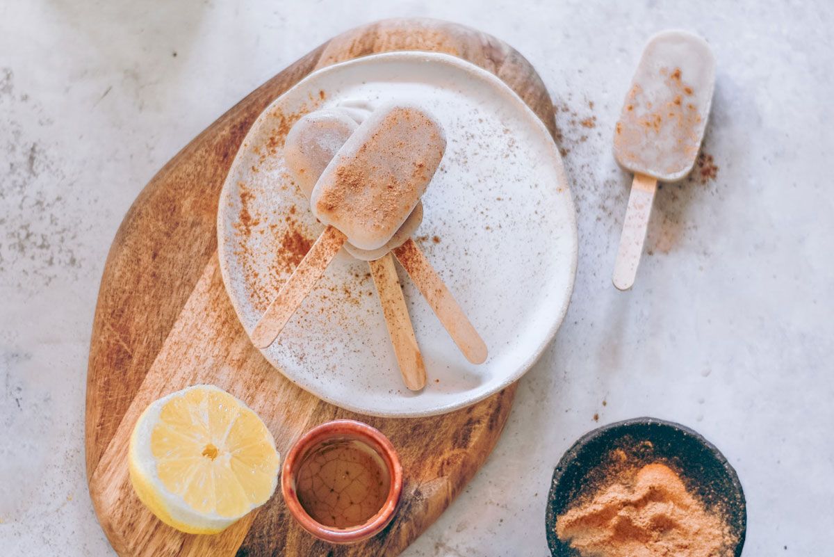  Polos veganos de leche merengada