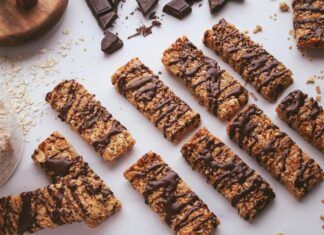 Receta: Barritas de avena con chocolate Barritas de avena