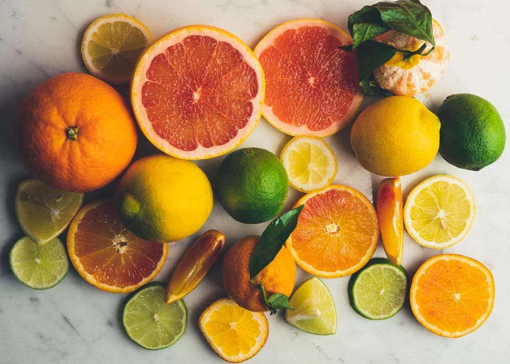 Frutas y verduras de invierno