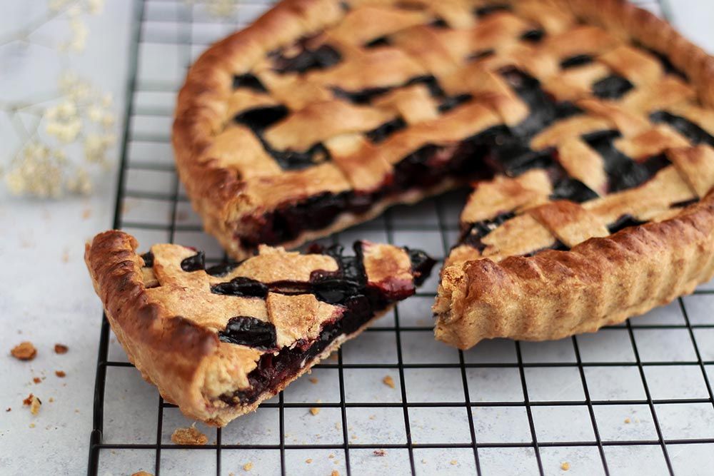 Pastel de cerezas 