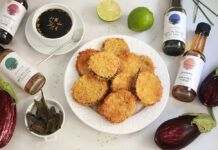 Receta: Berenjenas crujientes con salsa ponzu berenjenas crujientes