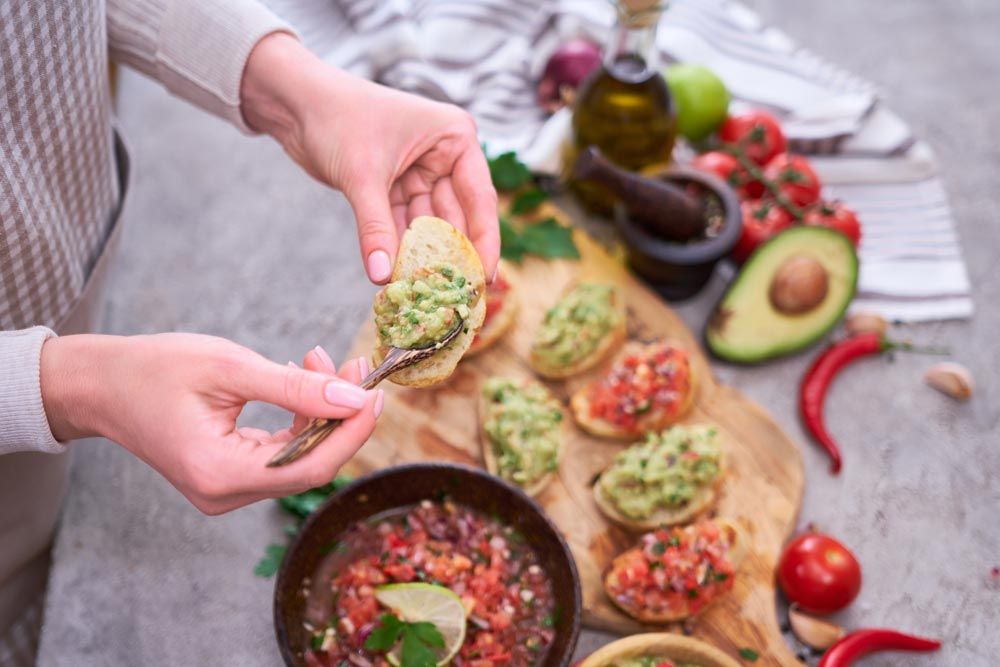 preparar aperitivo vegano