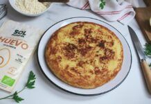 Receta: Tortilla de patatas sin huevo Tortilla de patatas sin huevo