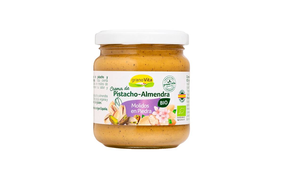 Crema de pistacho y almendra, de Granovita