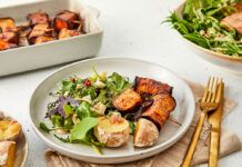 Receta: Deliciosos rollitos de berenjena rellenos de Tofu Rosso