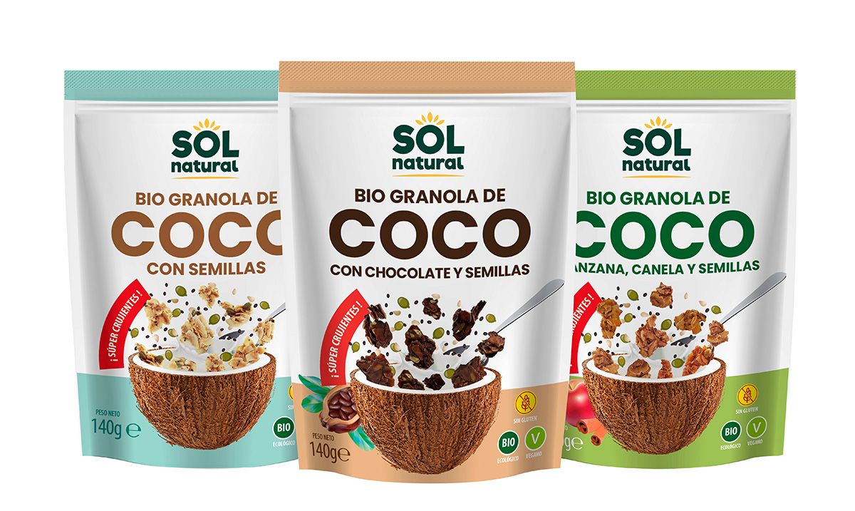 Granolas de coco, de Sol Natural