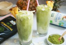 Receta: Matcha colada, una manera fresca de tomar té matcha colada