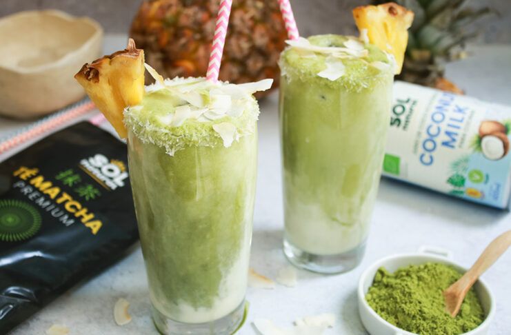 Receta: Matcha colada, una manera fresca de tomar té matcha colada