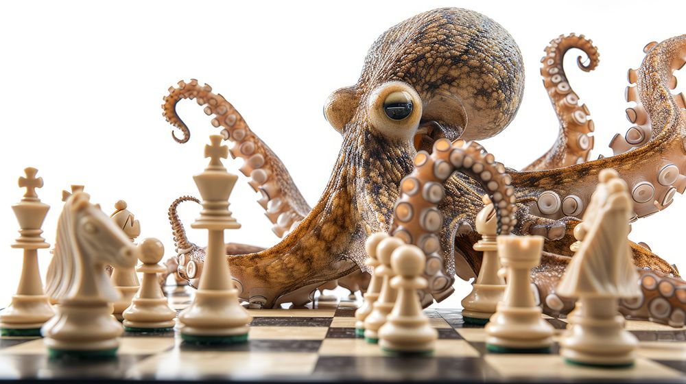 pulpo ajedrez