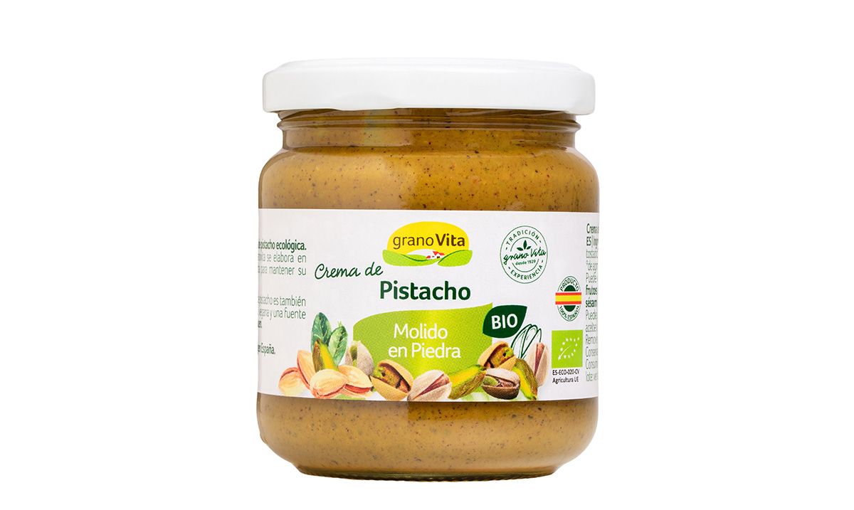 Crema de pistacho español bio 100%, de Granovita