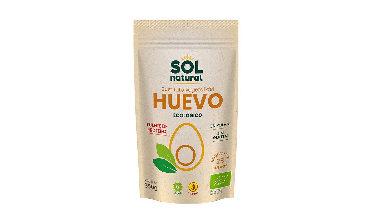 Sustituto vegano del huevo, de Sol Natural